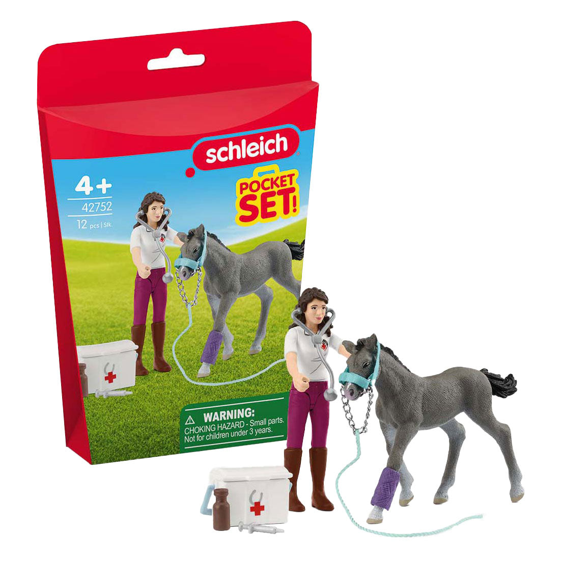 Club hippique Schleich Mme Kramer avec poulain 42752