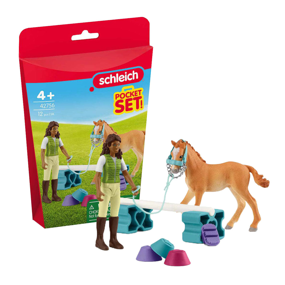 Kit d'entraînement du club hippique Schleich pour poulains - 42756