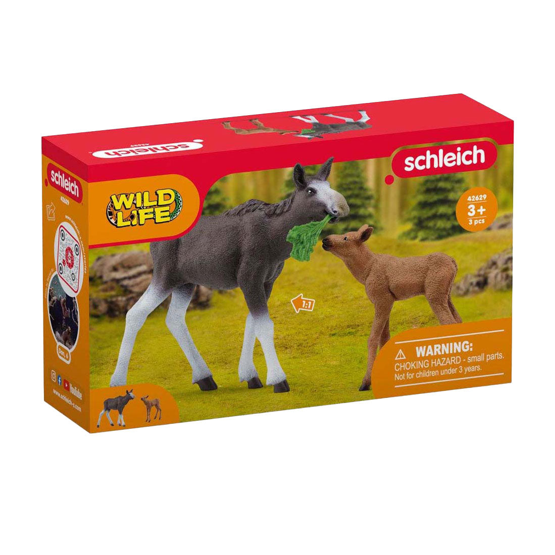 Schleich vie sauvage - veau d'orignal - 42629