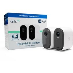 Caméra de sécurité extérieure sans fil Arlo essential 2k xl - 2 caméras IP