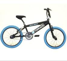 Vélo Freestyle 20 Noir Mat (Bande Bleue)