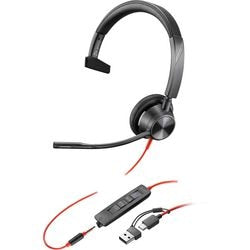 Casque hp poly blackwire noir 149 mm x 111 mm x 67 mm