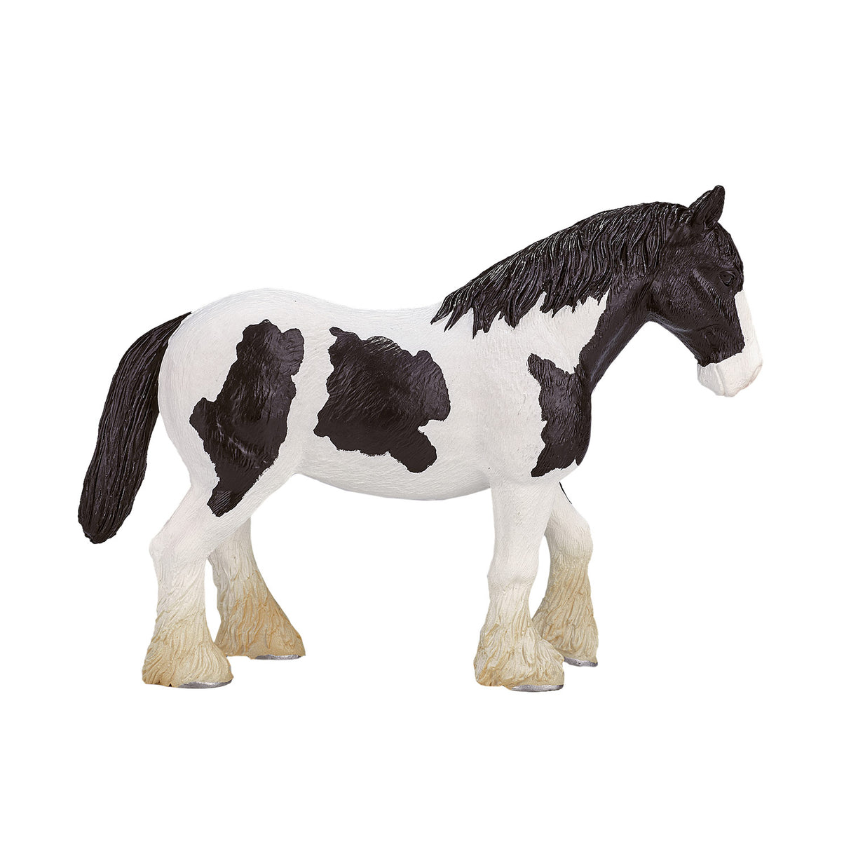 Mojo horse world cheval clydesdale noir et blanc - 387085