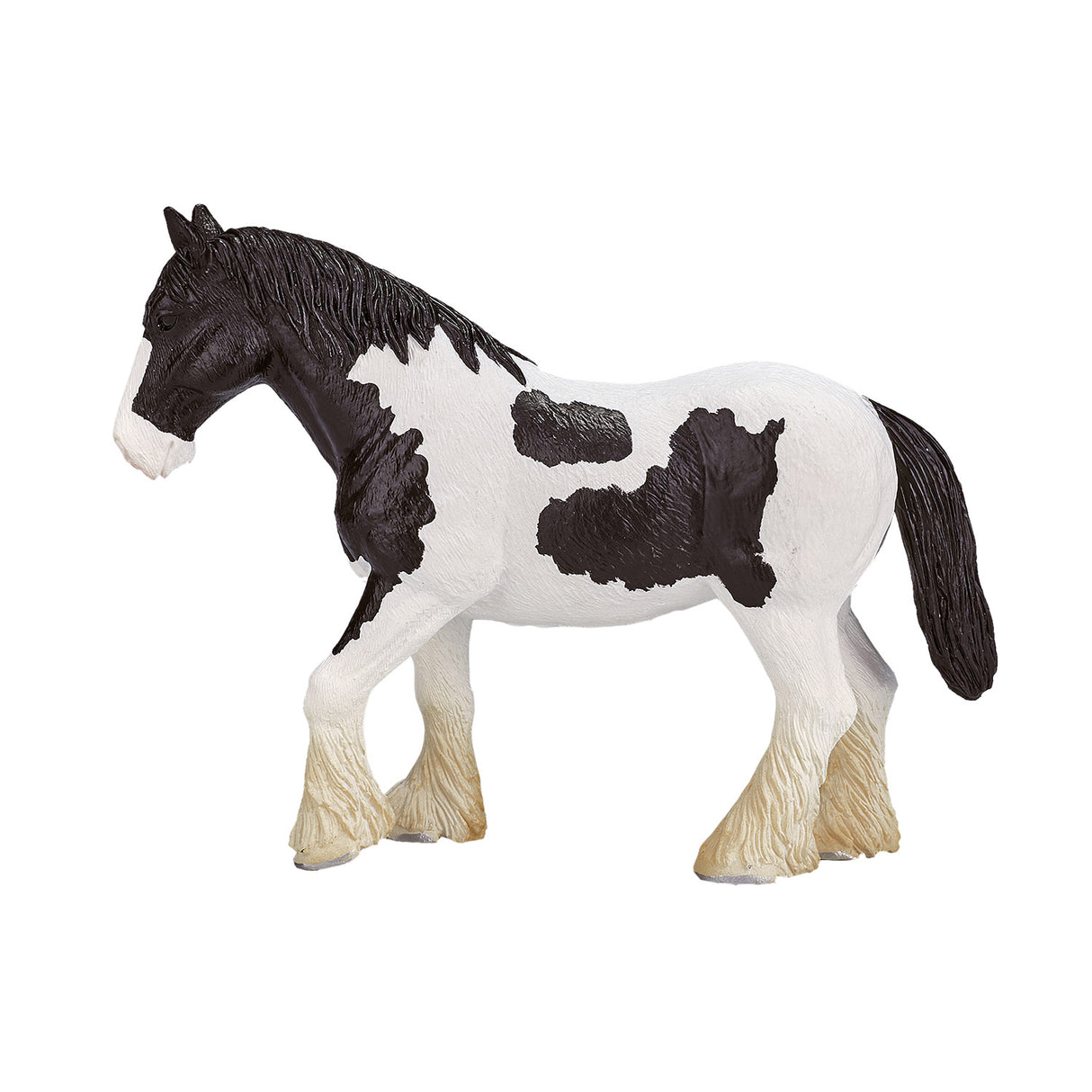 Mojo horse world cheval clydesdale noir et blanc - 387085