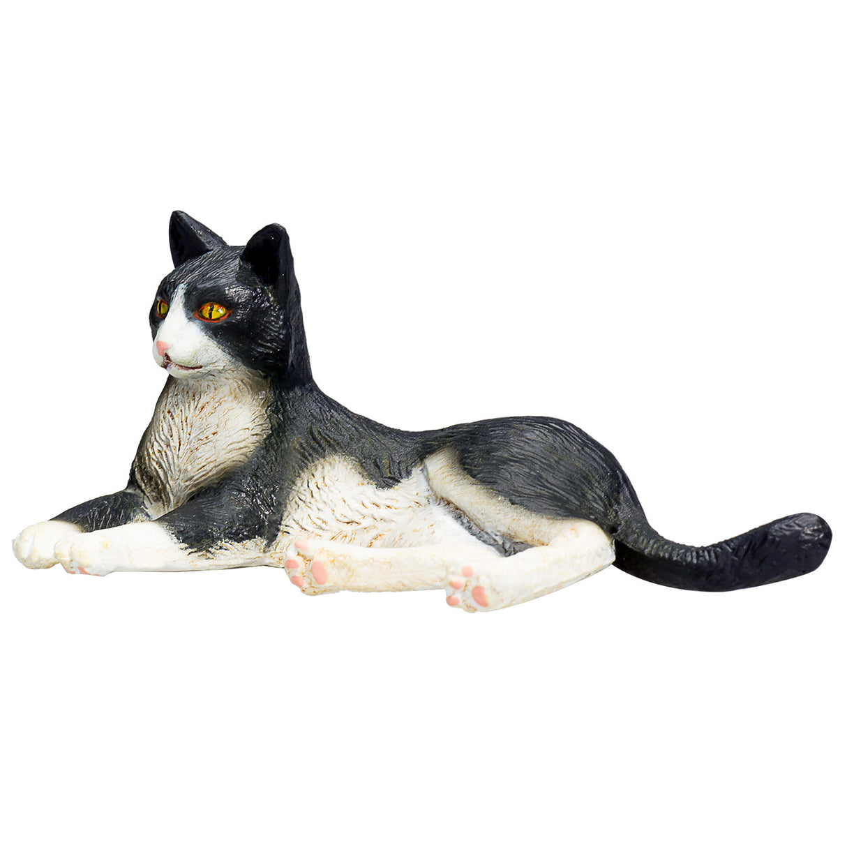 Mojo farmland chat couché noir et blanc - 387367