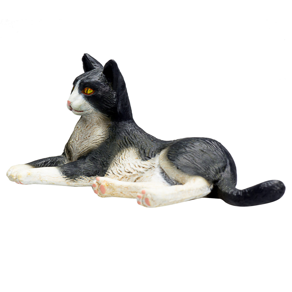 Mojo farmland chat couché noir et blanc - 387367
