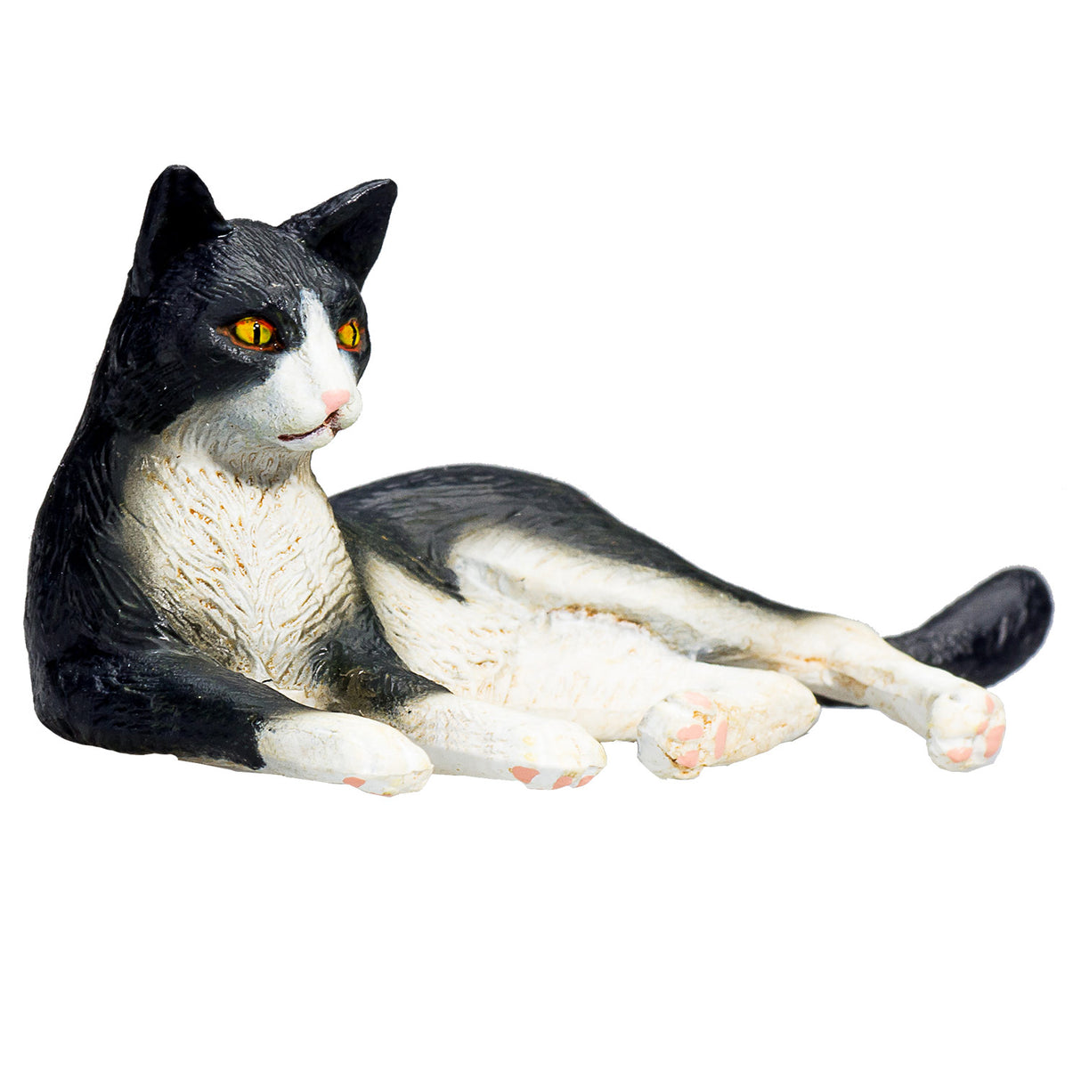 Mojo farmland chat couché noir et blanc - 387367