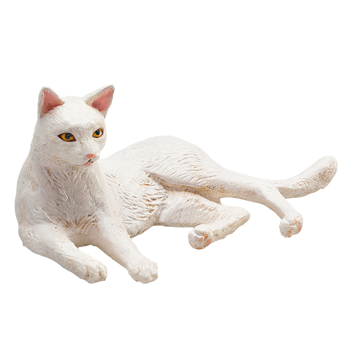 Mojo terres agricoles couché chat blanc - 387368