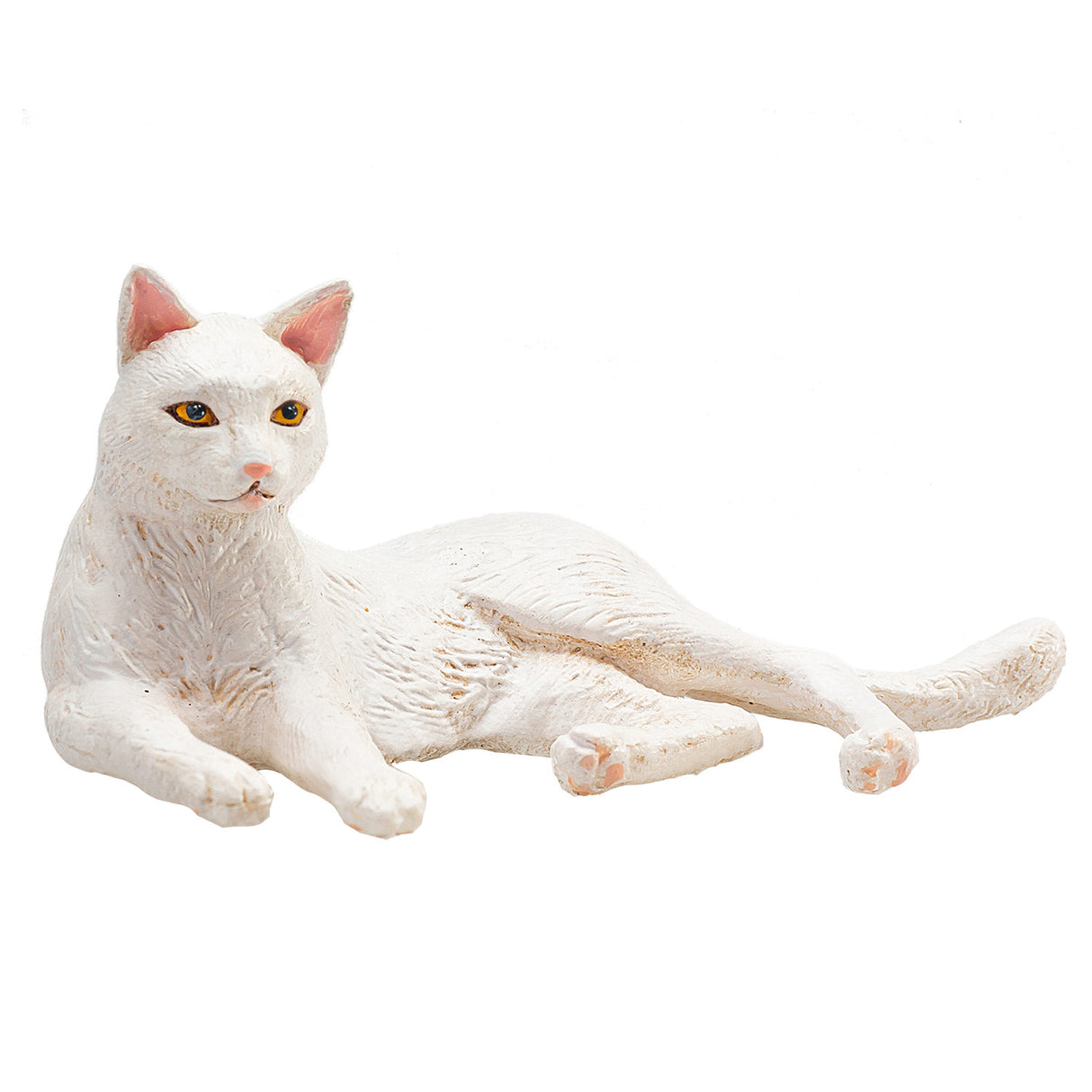 Mojo terres agricoles couché chat blanc - 387368
