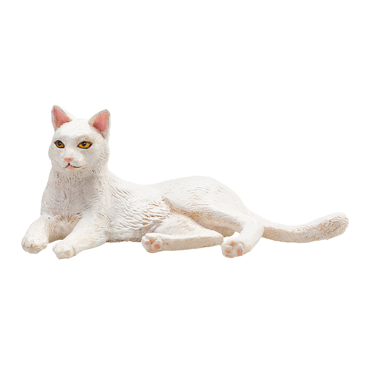 Mojo terres agricoles couché chat blanc - 387368