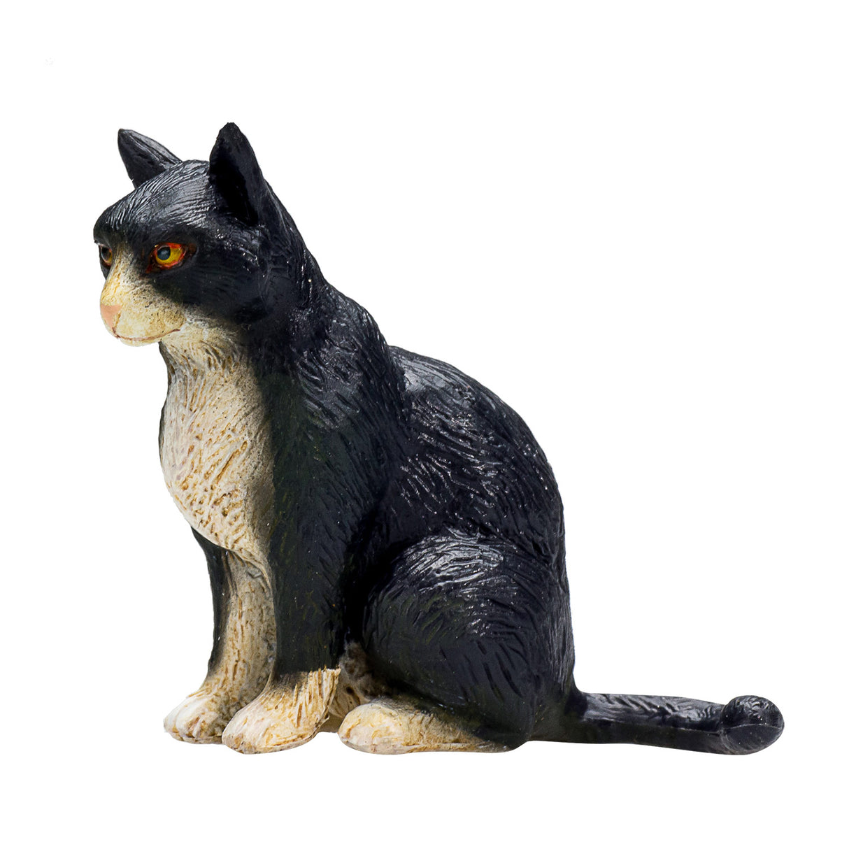 Mojo farmland chat assis noir et blanc - 387371