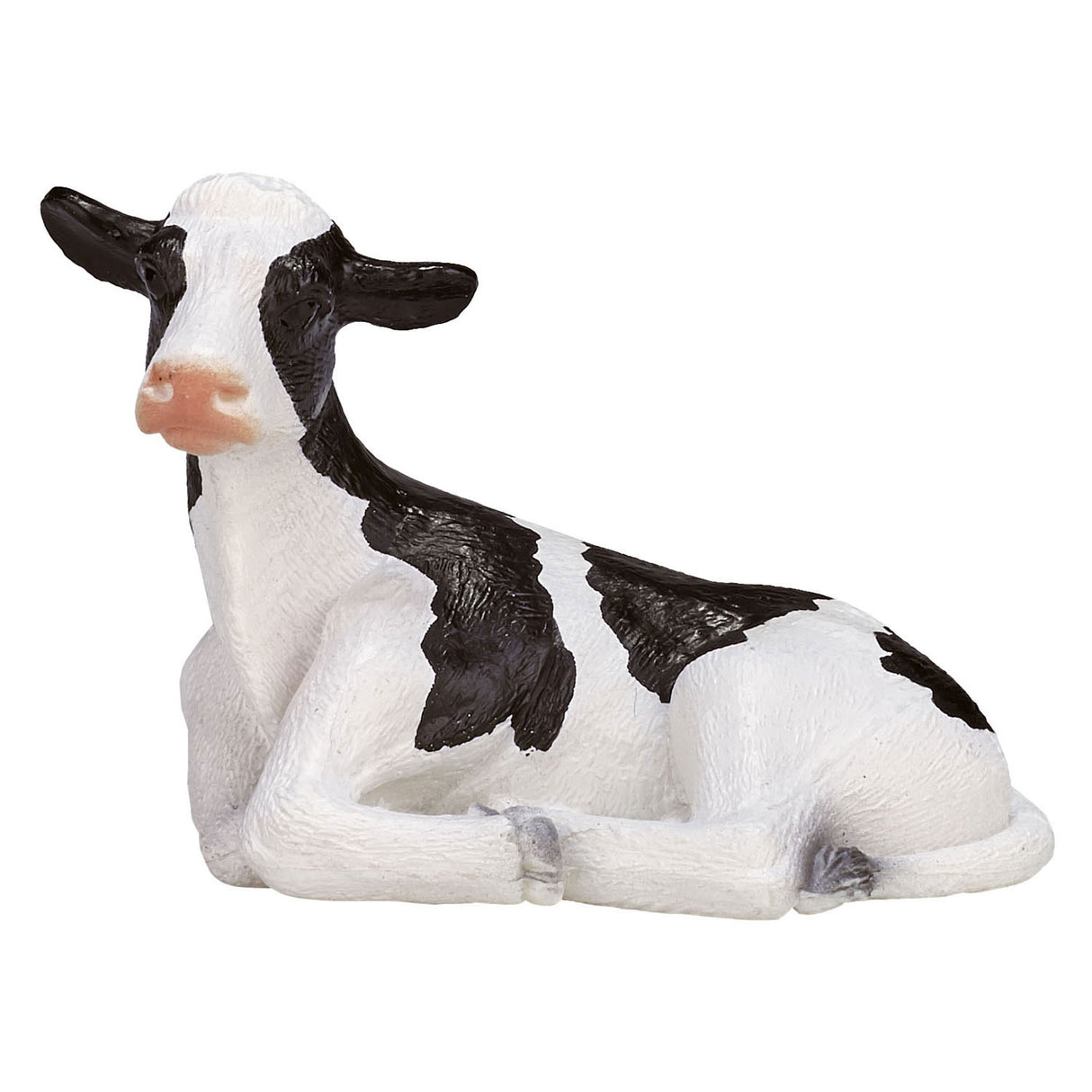 Veau holstein des terres agricoles Mojo couché - 387082