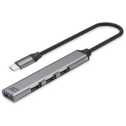 Connectivité Act Hub USB-C, 3x USB-A 2.0 et 1x USB-A 3.0