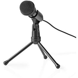Microphone Imp Nedis mictj100bk noir filaire