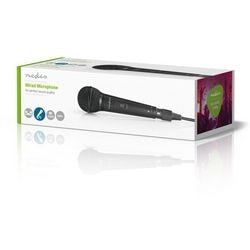 Microphone Imp Nedis MPWD25BK noir filaire