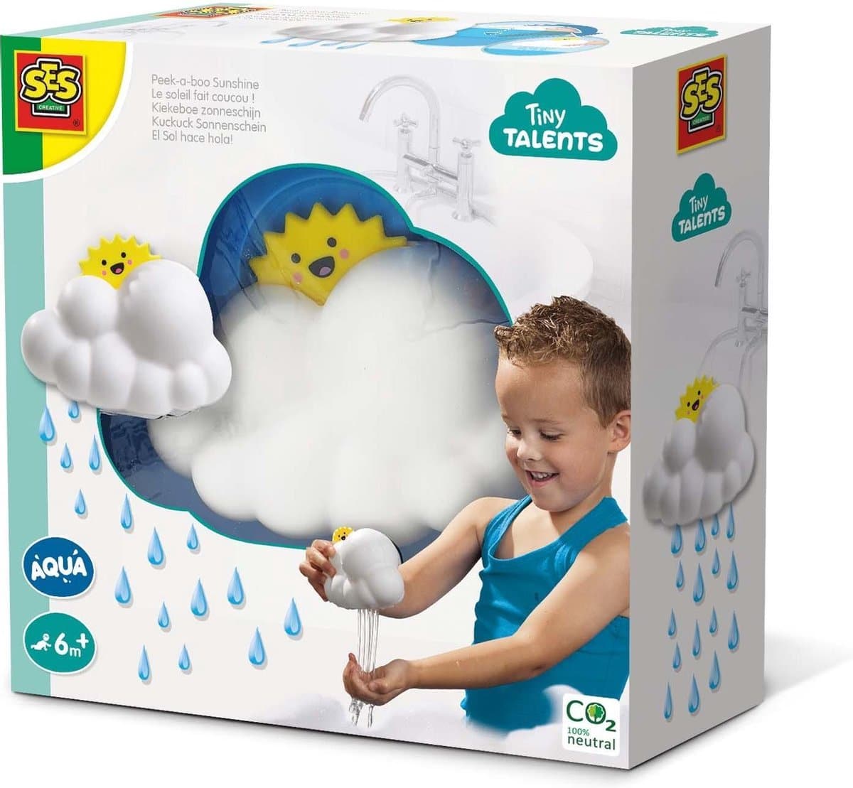 Jouets de bain Ses Tiny Talents Peekaboo Sunshine