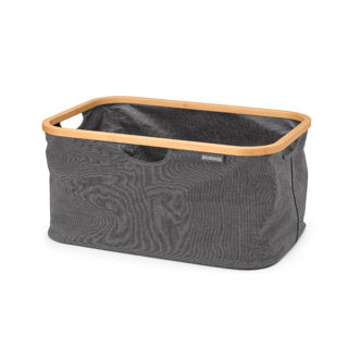 Panier à linge Brabantia - pliable - 40 l - poivre noir