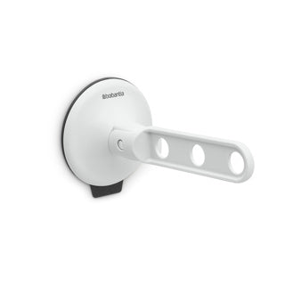 Patère pliante Brabantia - avec ventouse - gris clair