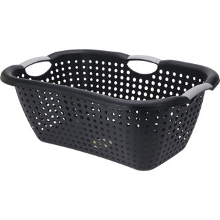 No brand panier à linge 26l noir
