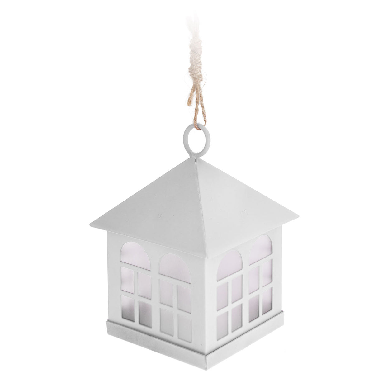 Cottage pendentif avec éclairage LED blanc