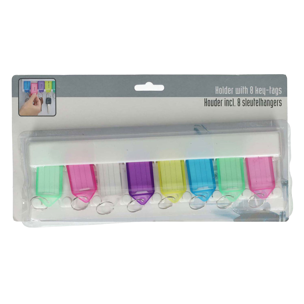 Porte-clés avec porte-clés, 8 pcs.