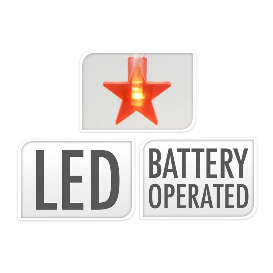 Guirlande lumineuse avec étoiles LED, 100 cm