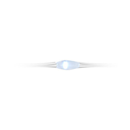 Fil argenté 40led blanc chaud, 195cm