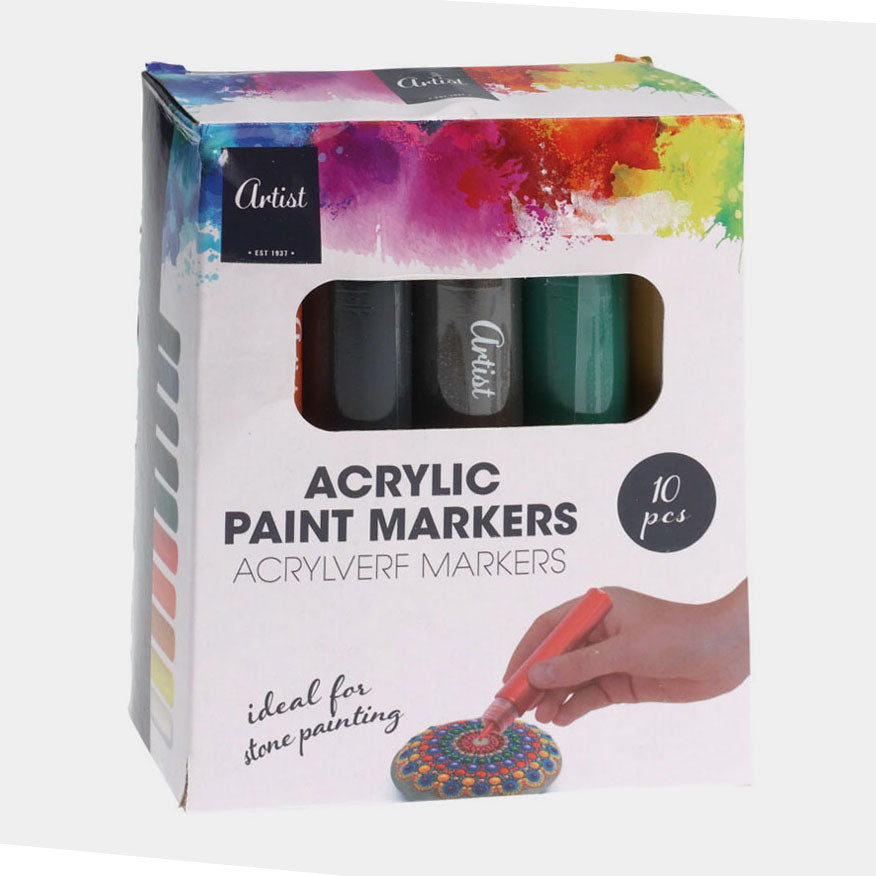 Marqueurs de peinture acrylique pour la peinture