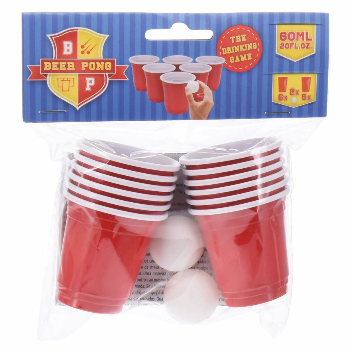 Ensemble de jeu de bière-pong, 14 pièces.
