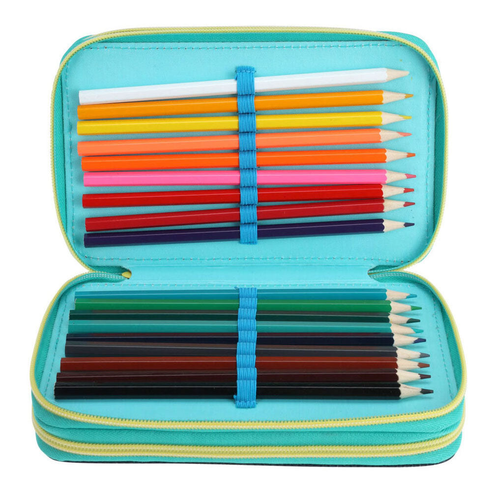 Trousse remplie dinosaure 2 compartiments