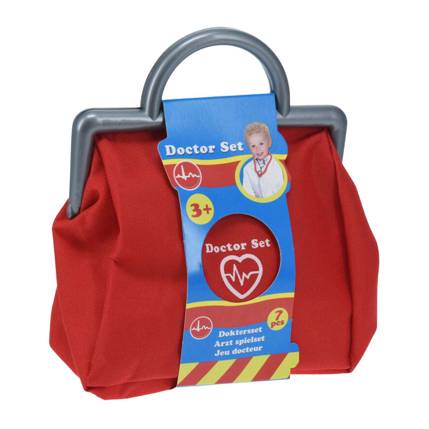 Ensemble de jeu de docteur avec sac, 7 pièces.