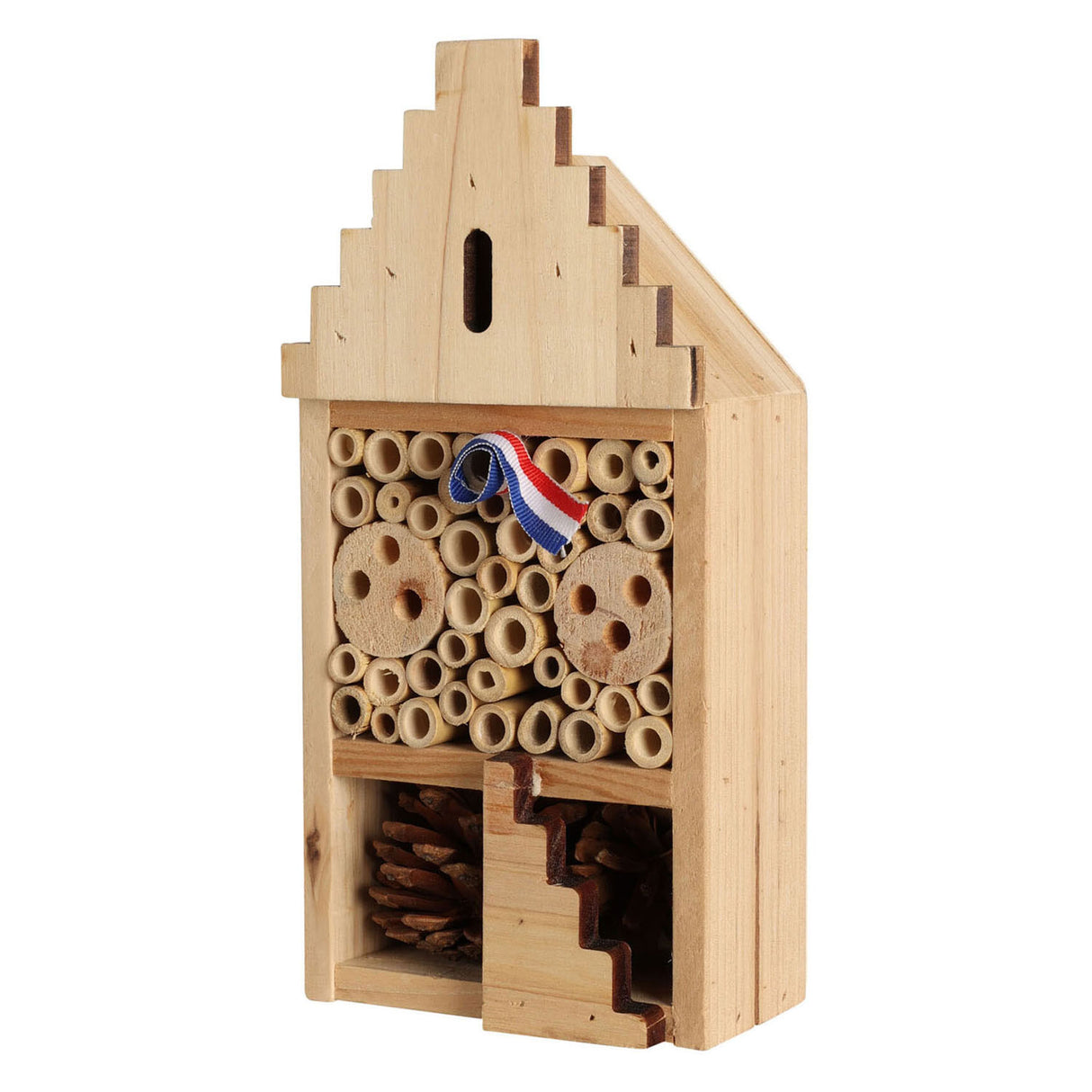 Hôtel à insectes en bois