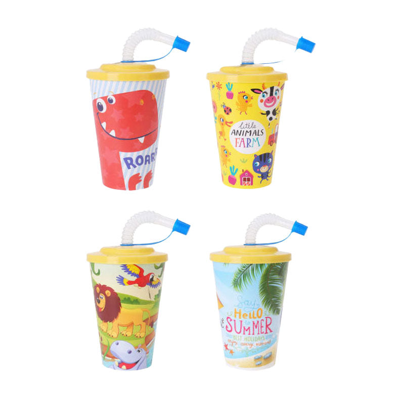 Gobelet pour enfants avec paille