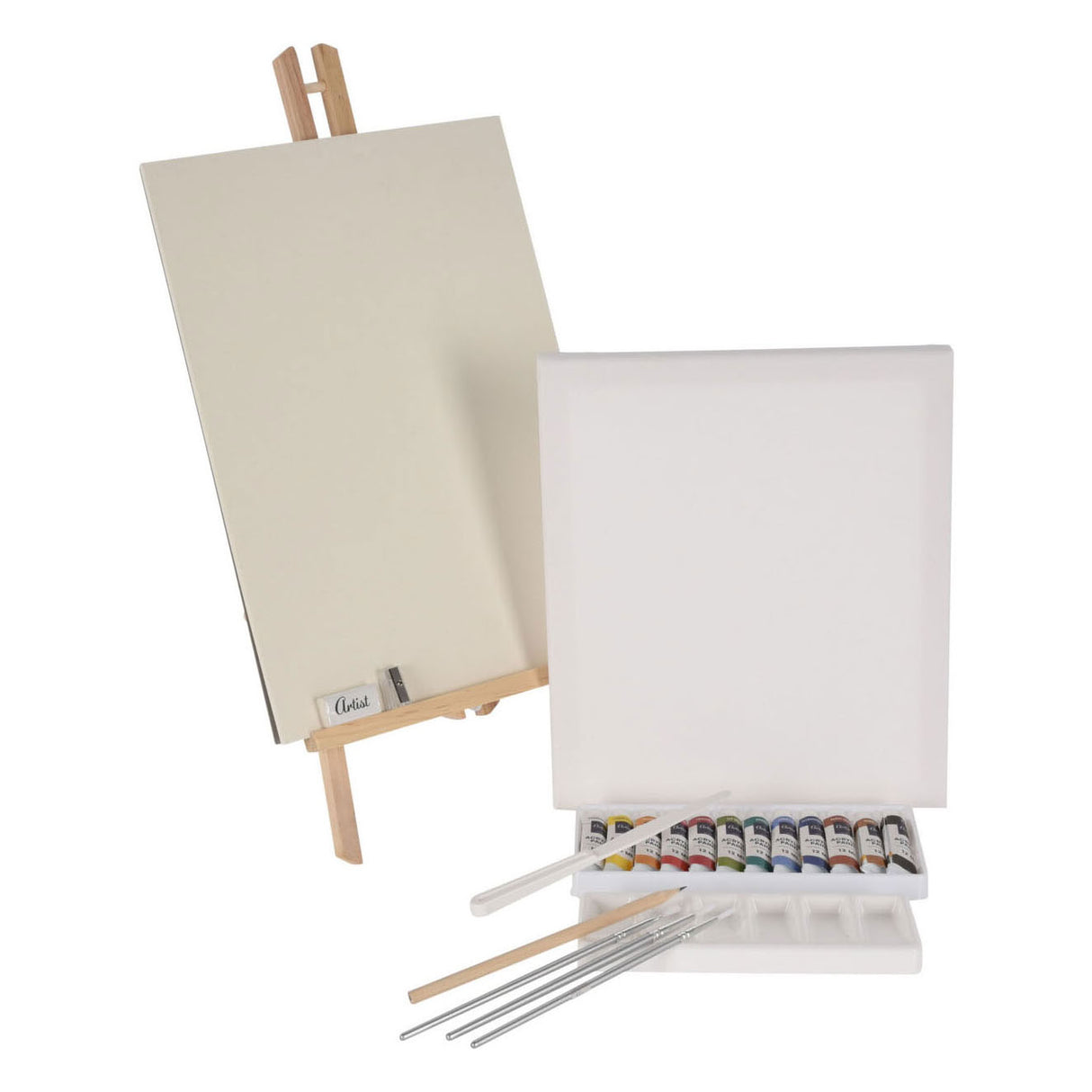 Ensemble de peinture avec toile, 23 pcs.