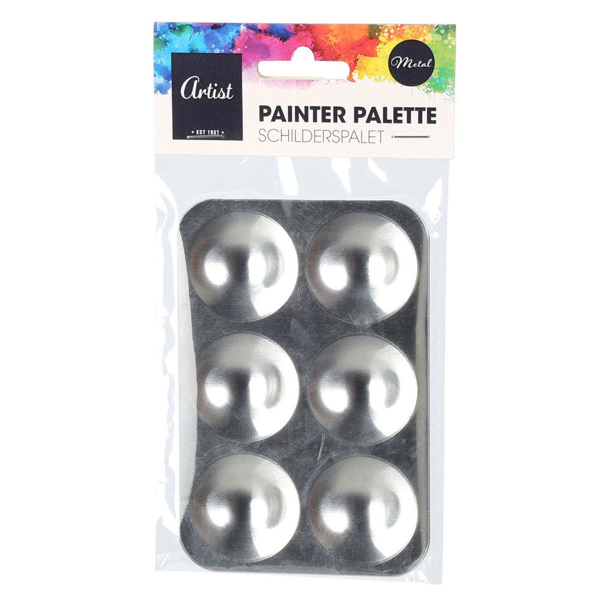 Palette de peinture en métal