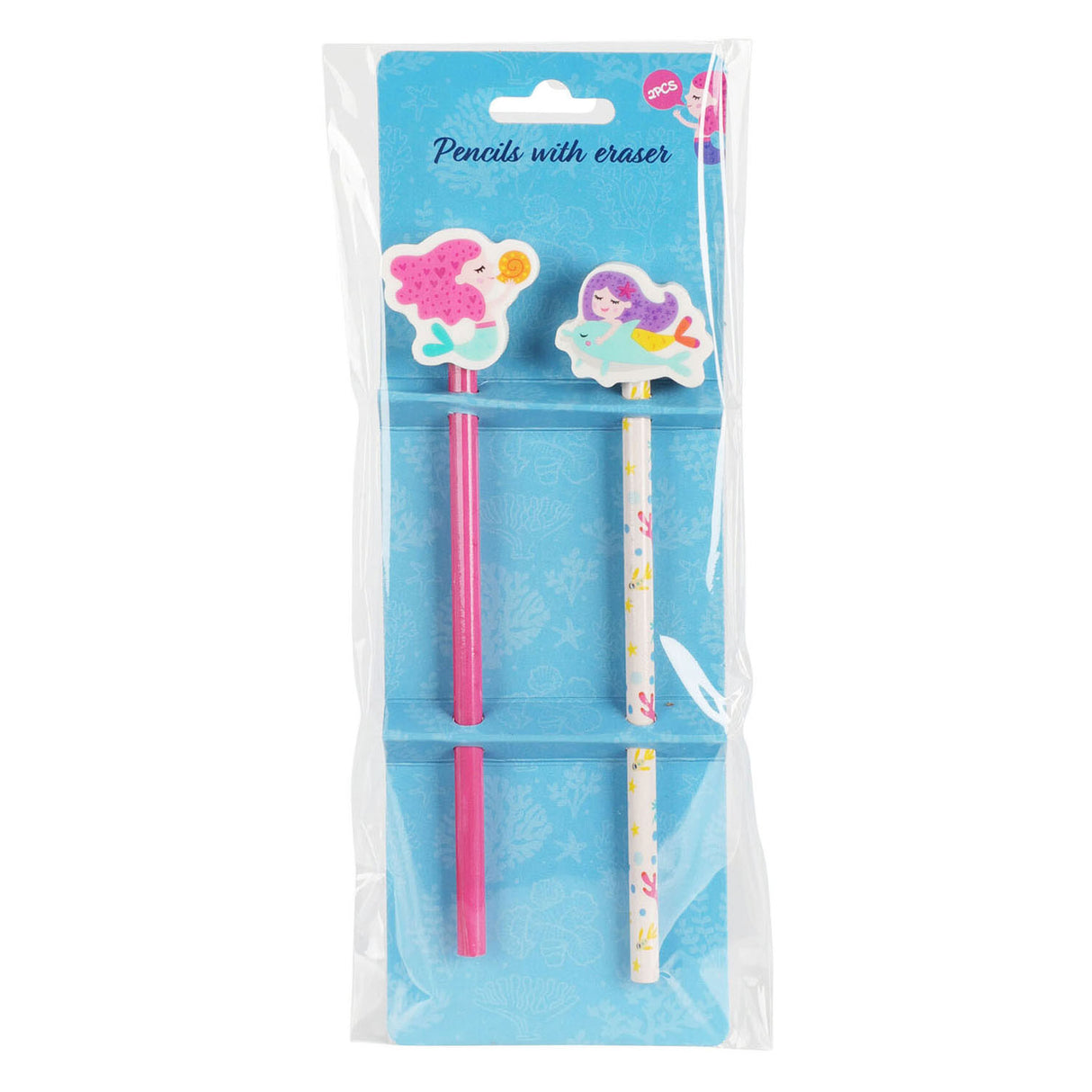 Crayon avec gomme, 2 pcs.