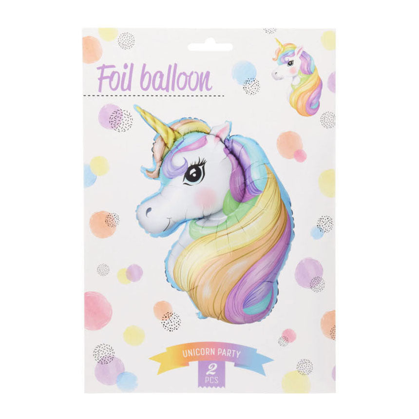 Licorne en ballon aluminium