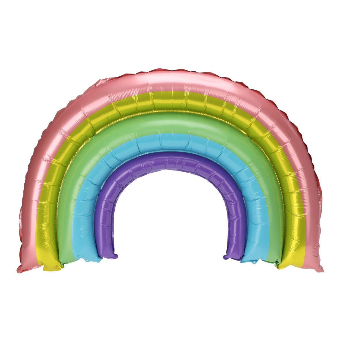 Ballon aluminium arc-en-ciel, 60cm