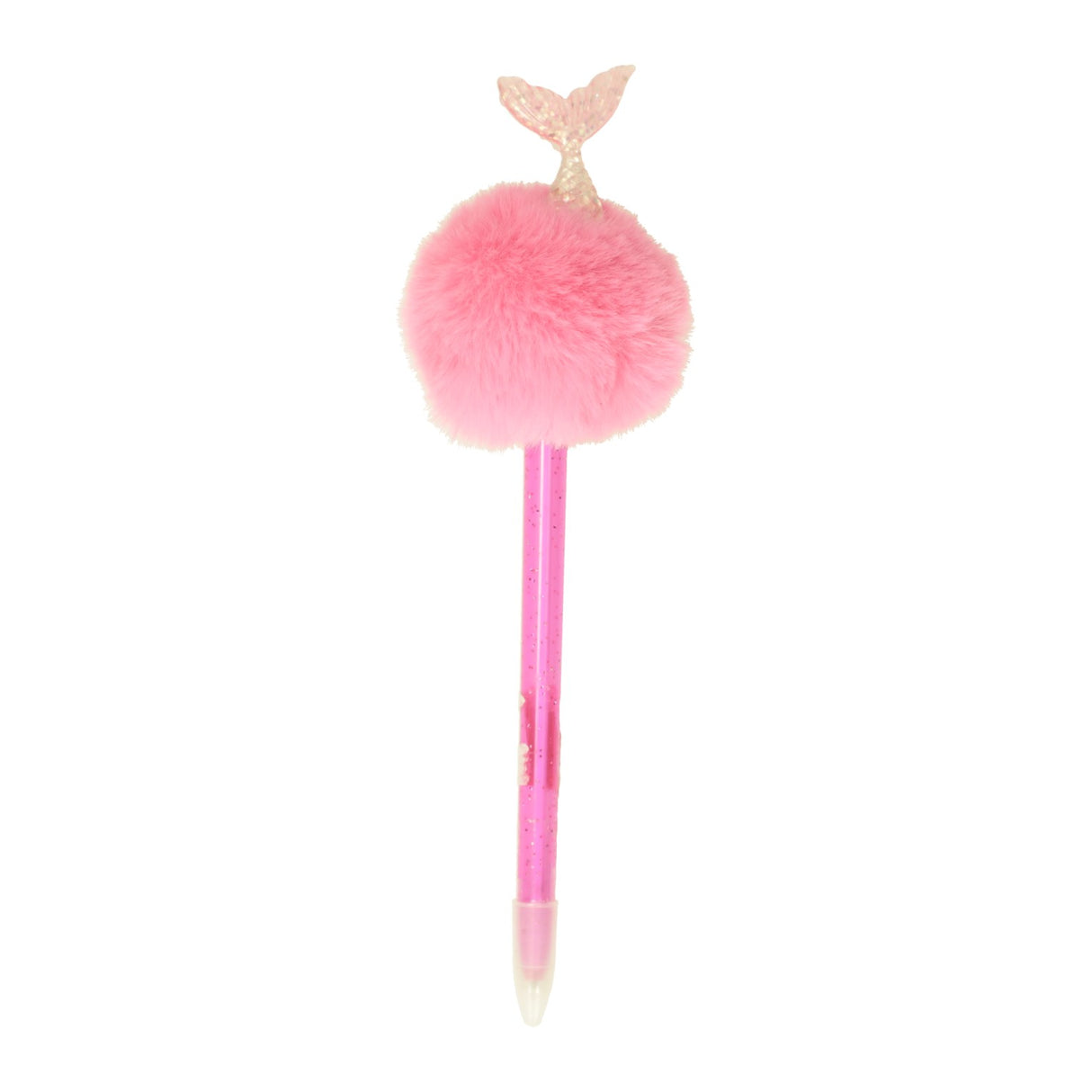 Stylo bille sirène avec pompon