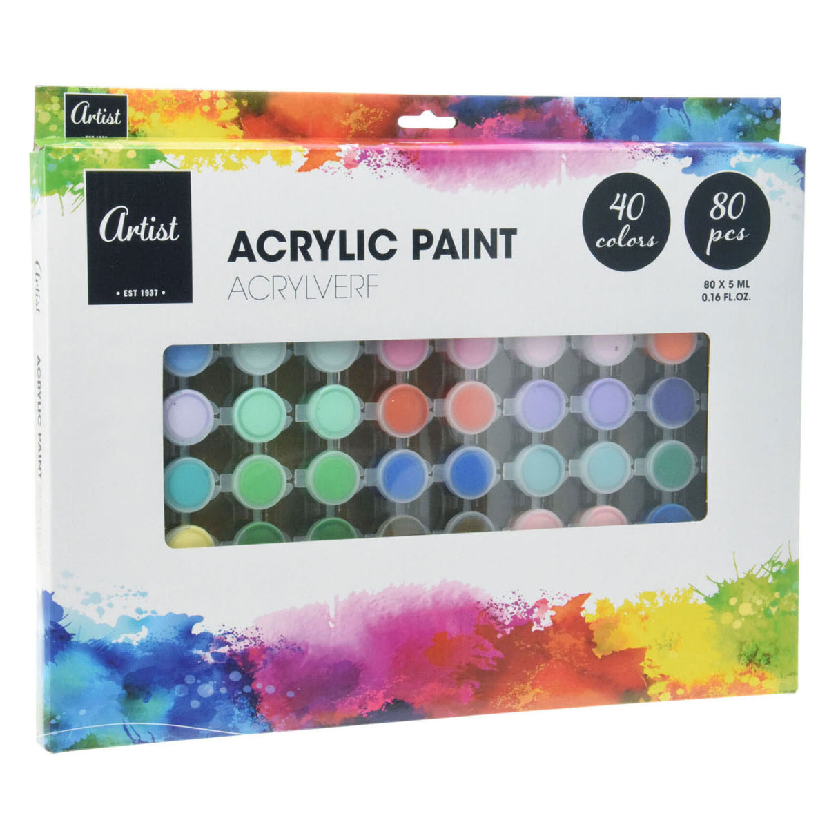 Peinture acrylique diverses 80x5ml