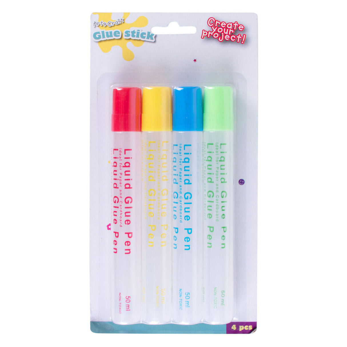 Jeu de bâtons de colle, 4 pcs.