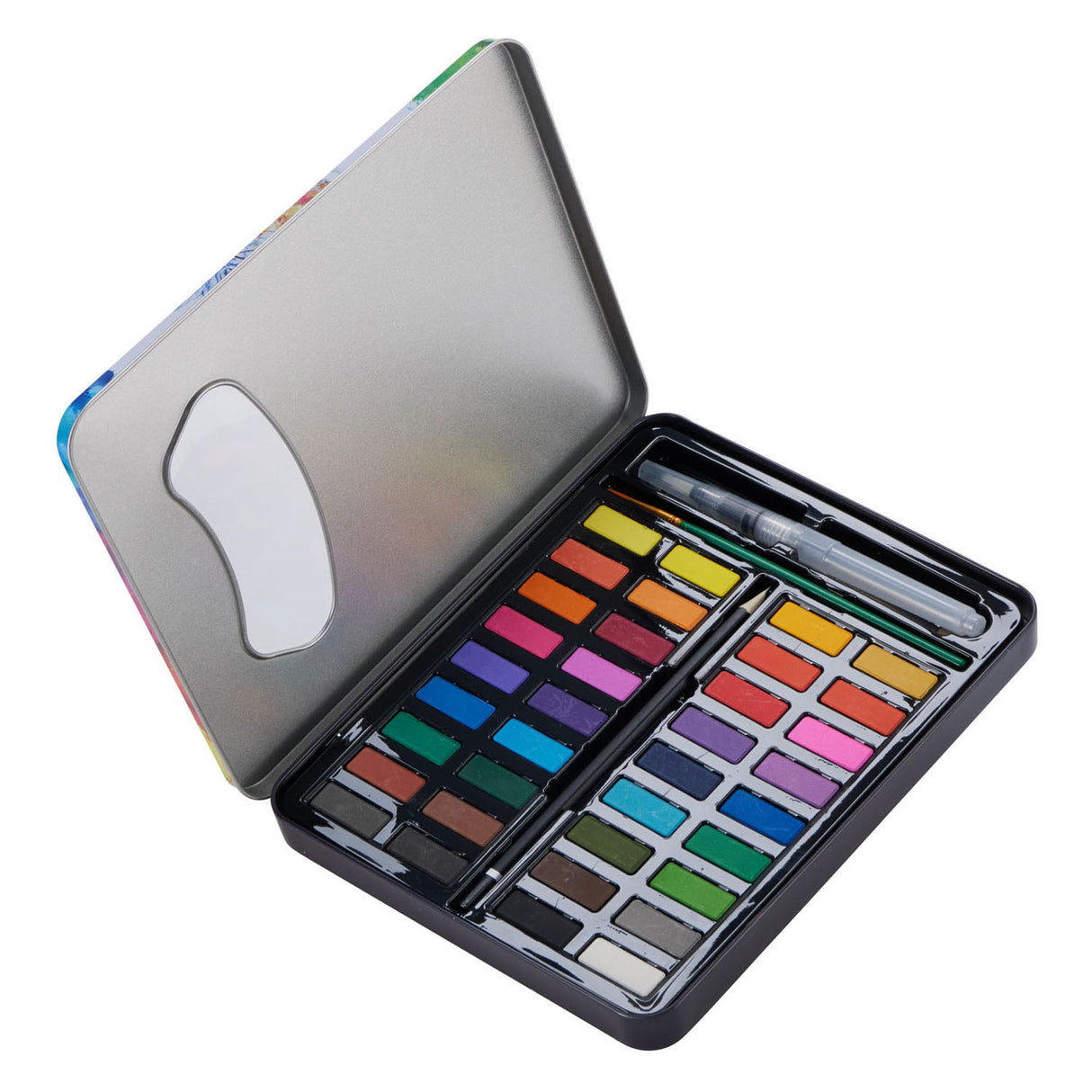 Set aquarelle avec pinceau, 36 couleurs