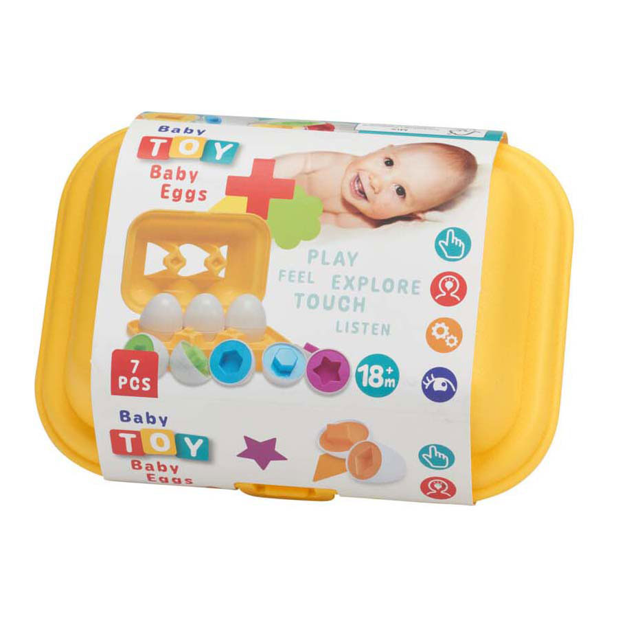 Ensemble d'oeufs de puzzle de forme