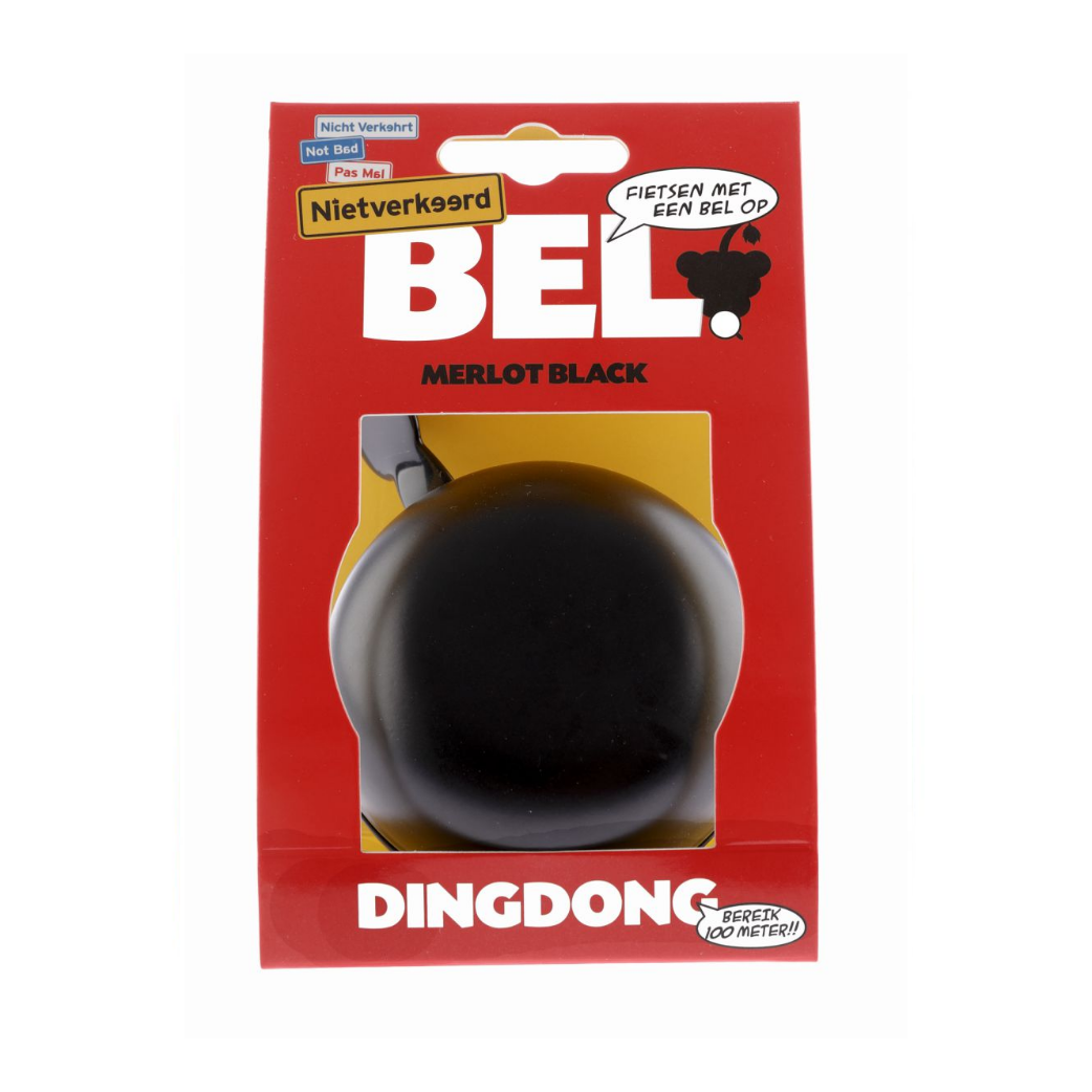 vélo cloche ding-dong acier 80 mm noir