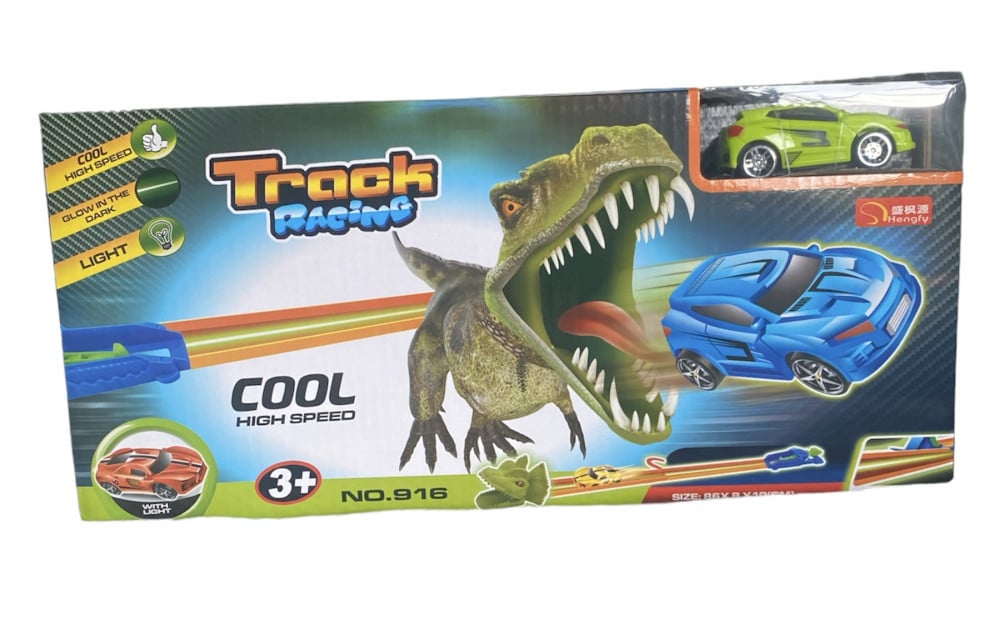 Jonotoys suit les courses de dinosaures