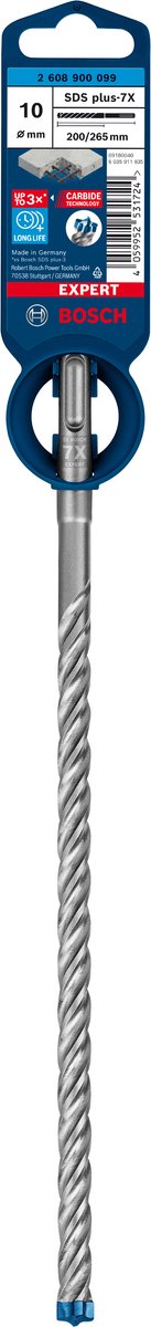Bosch expert sds plus-7x marteau perforateur 10 x 200 x 265 mm