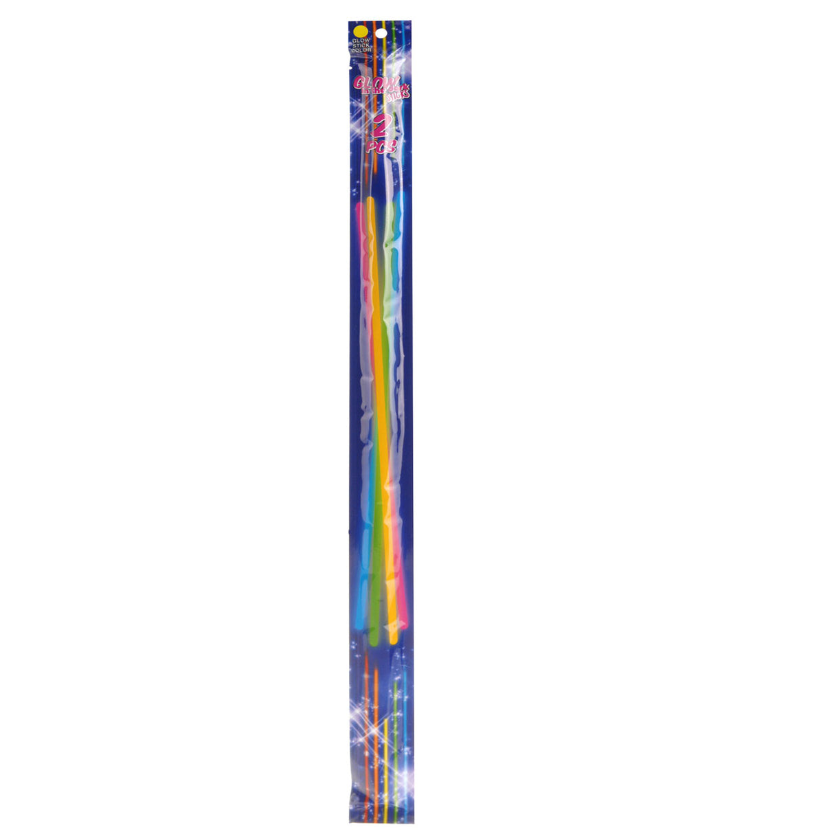 Bâtons méga brillants dans le noir, 2 pcs.