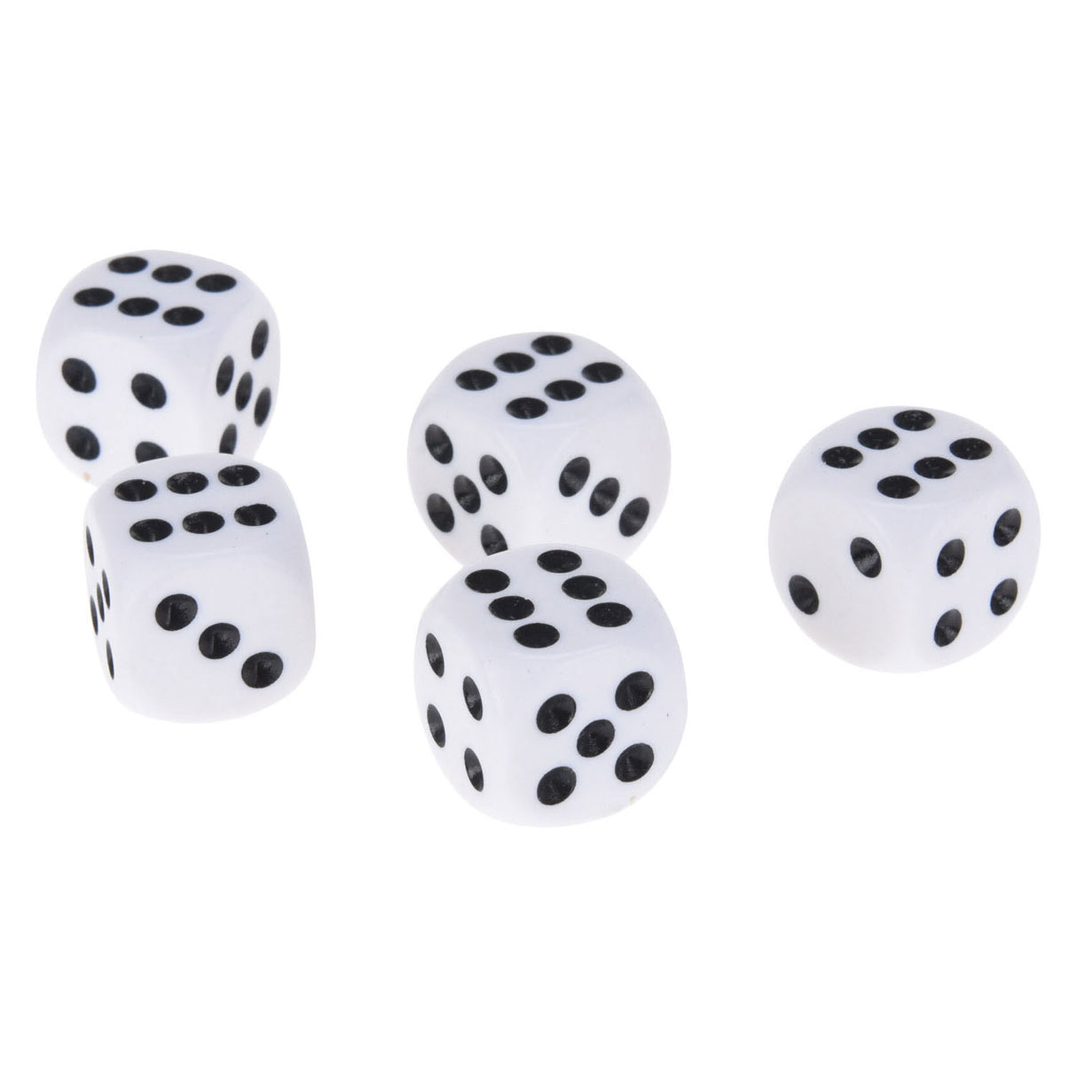 Dés, 5 pièces.
