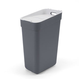 Curver poubelle prête à collecter 30l - gris foncé gris clair
