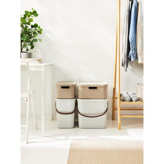 Rotho albula boîte de rangement 12l gui blanc